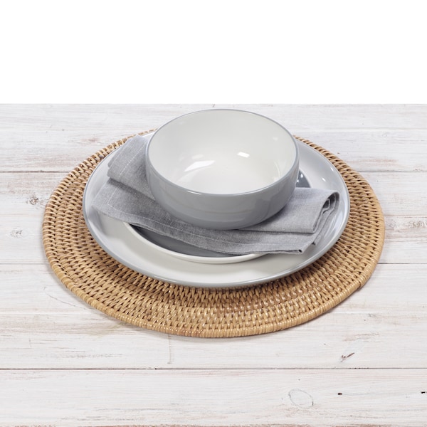 Round Rattan Placemat/Tablemat - Large Dia 35cm / Medium Dia 30cm /Small Dia 23cm