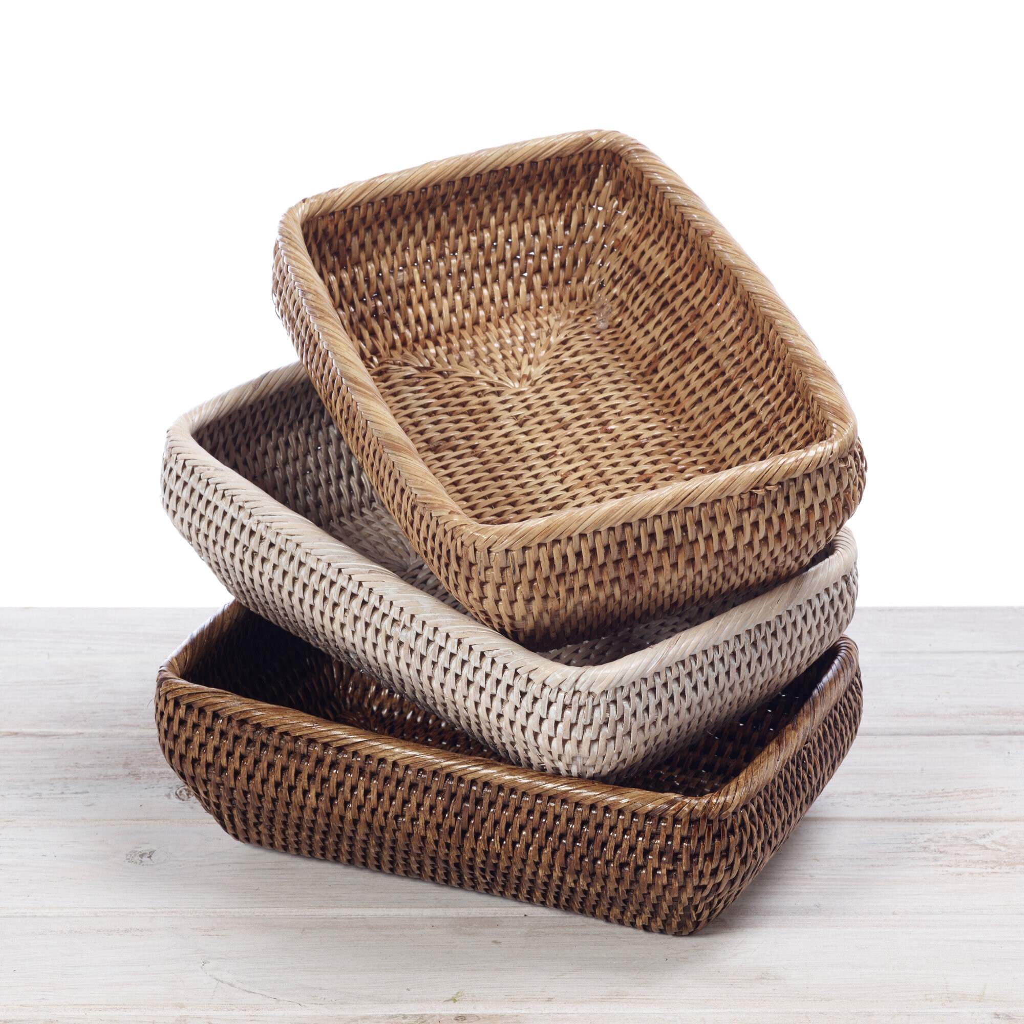 Rattan Bread Roll Basket Woven Bread Basket Rattan Small Etsy