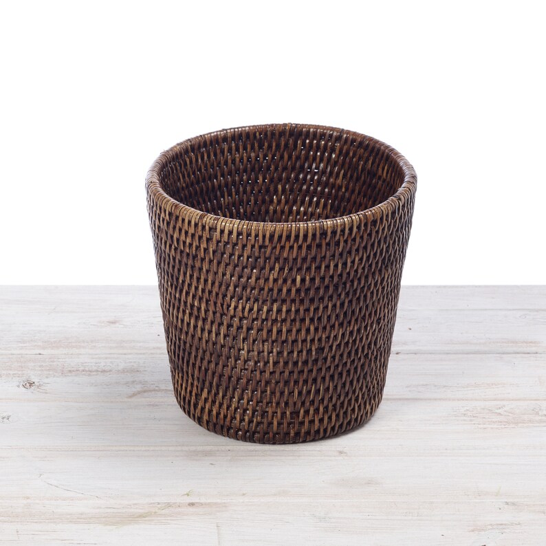 Rattan Flower Planter Rattan Flower Pot dia 19cm X H 18cm Etsy UK