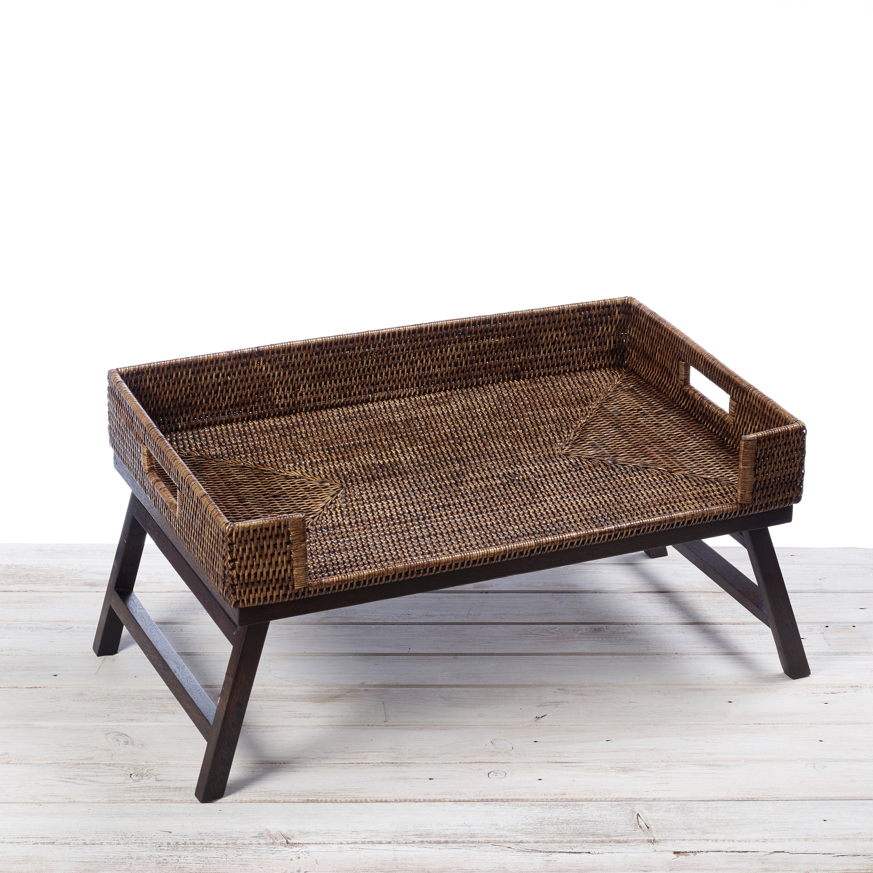 Rattan Breakfast Tray Table morning Serving Tray L65cm X Etsy UK