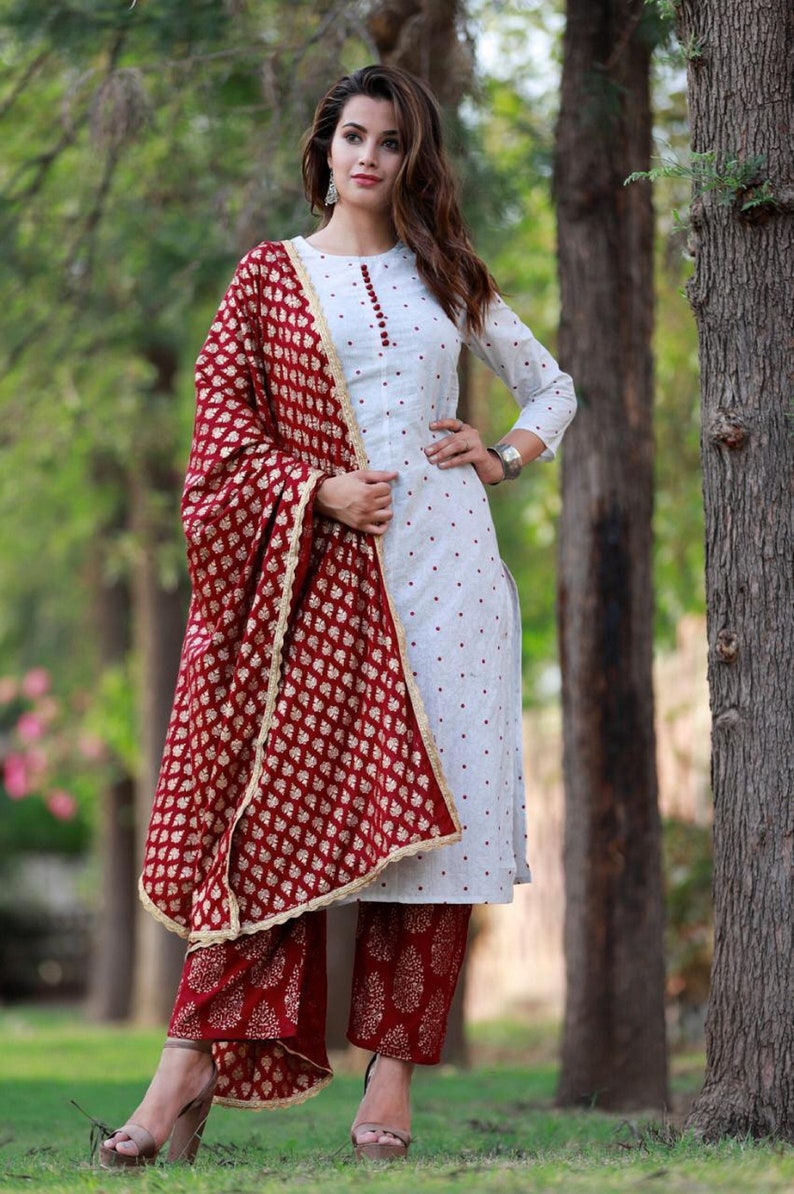 latest kurti with plazo design