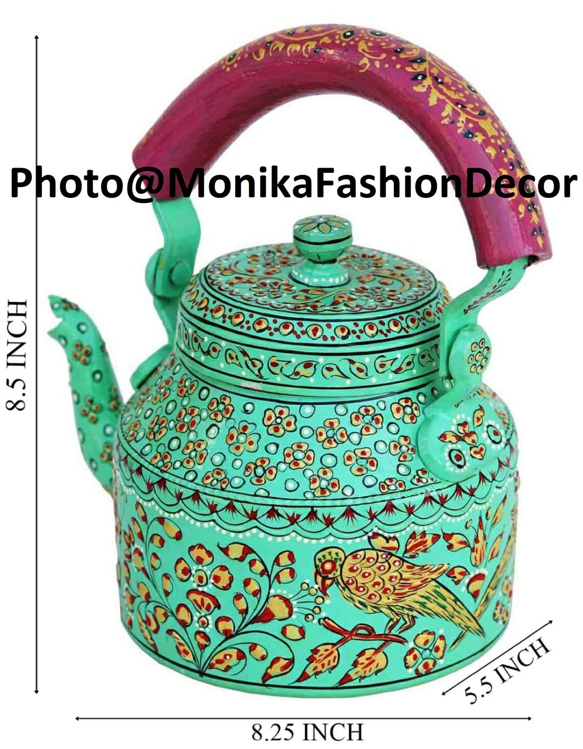 Rainbow Tea Kettle Printed Tea Kettle Kettle With Glass Etsy UK