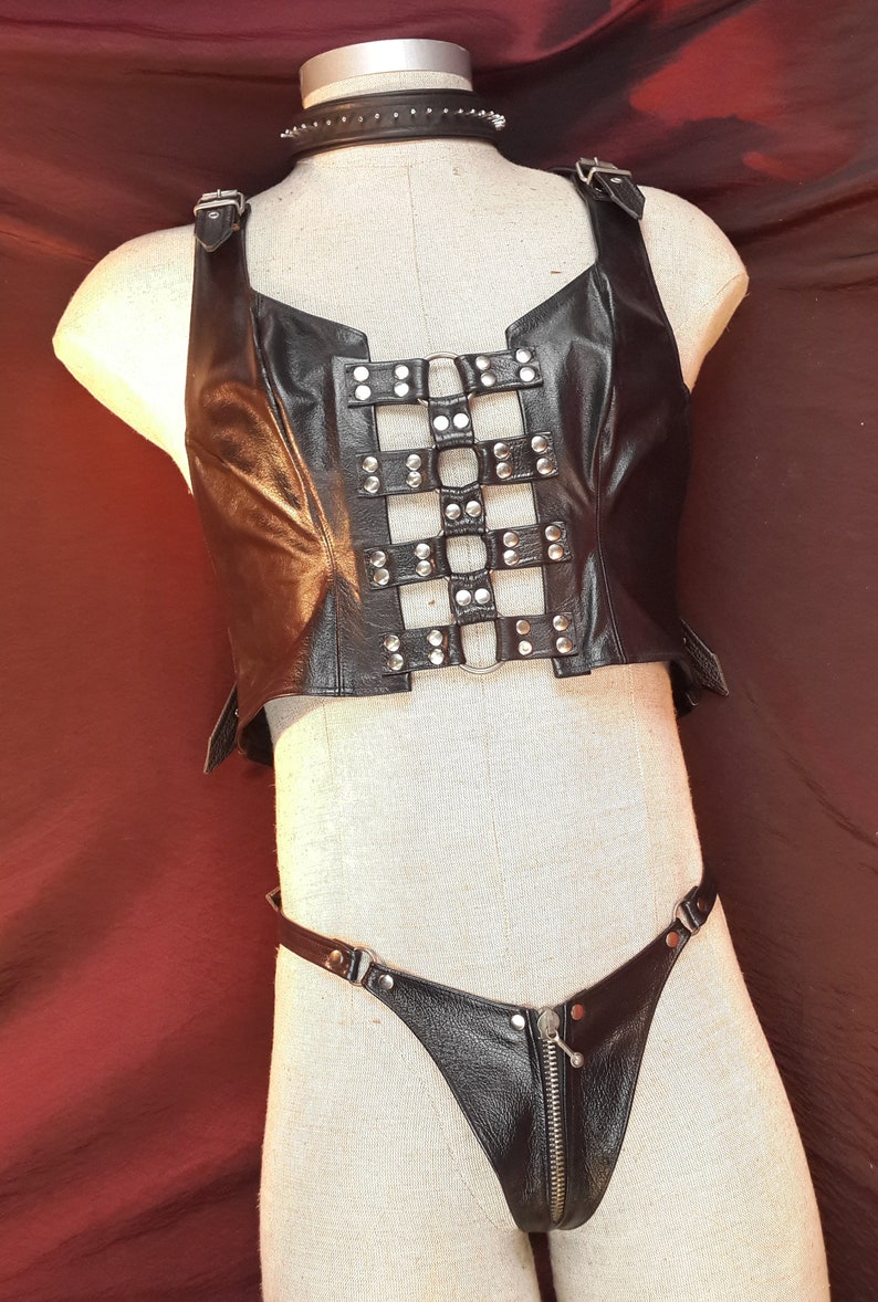 Leather G-String main image 1
