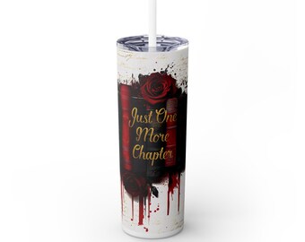 Solo un capítulo más - Vaso para amantes de los libros de 20 oz