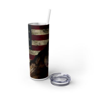 Amercan Baseball Vintage 20oz Skinny Tumbler