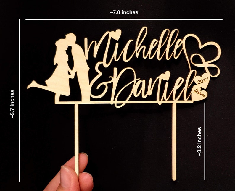 Anniversary Cake Topper Custom