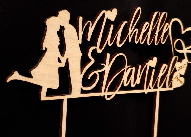 Anniversary Cake Topper Custom