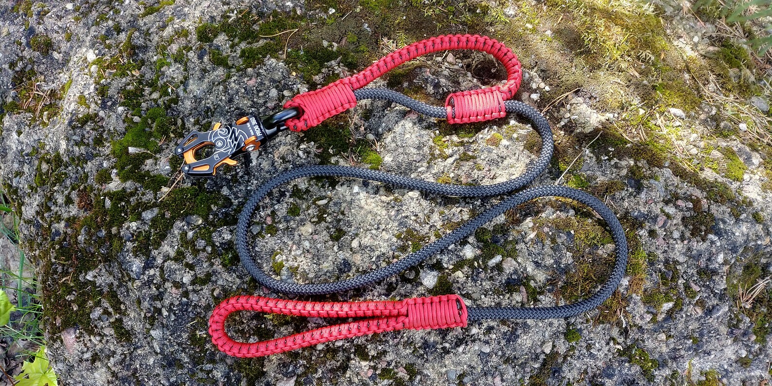 Climbing Rope Dog Leash With Swivel Frog Carabiner Frog 360 Etsy
