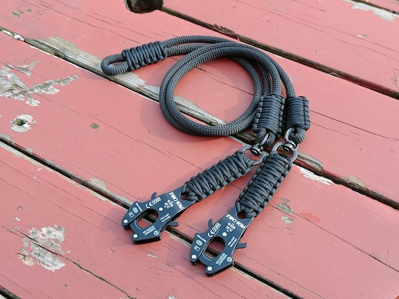 Heavy Duty Rope Bungee Leash for Large and Medium Dogs with Anti-Pull for Shock Absorption - No Slip Reflective Leash for Outside　並行輸入品 Rope Dog Leash 6 FT: Heavy Duty Leashes with Swivel Lockable Hook  Reflective Threads Bungee and Padded Handle - Dog Lead for Large Small  Medium Dogs