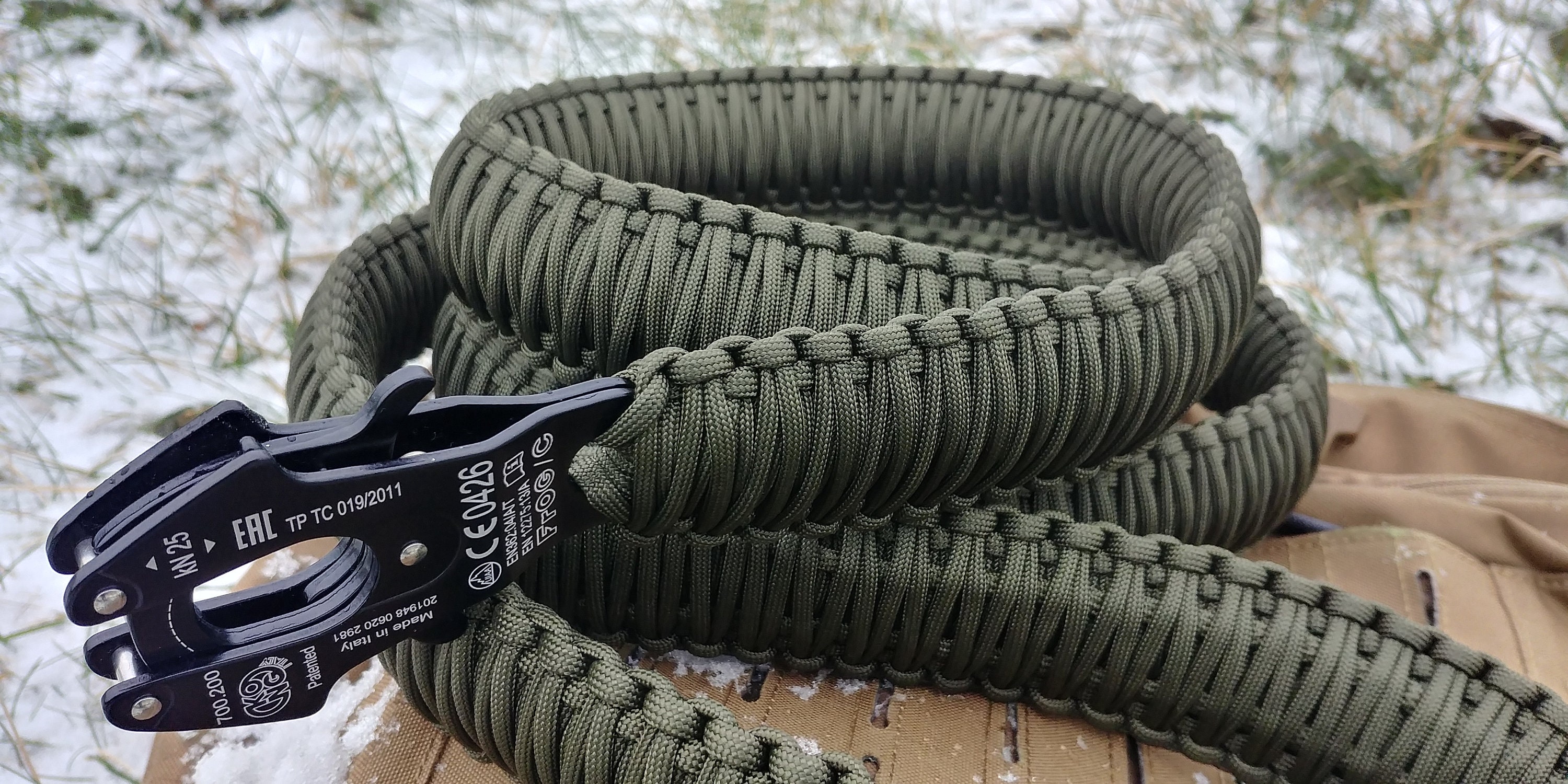 Wide Thick Paracord Dog Leash With Kong Frog Clip Heavy Duty Etsy