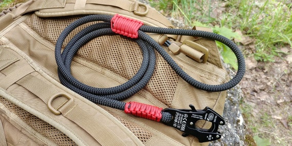 Climbing Rope Dog Leash With Kong Frog Clip Lightweight Heavy