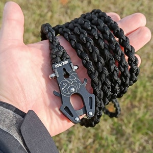 WEREWOLVES Paracord Keychain with Carabiner, Paracord Lanyard Clip