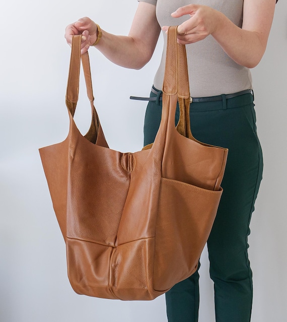 Women’s Large Tote Bag – Top Handle Hobo Carryall, Anti-Scratch Leather, Multiple Sizes For Work & Travel