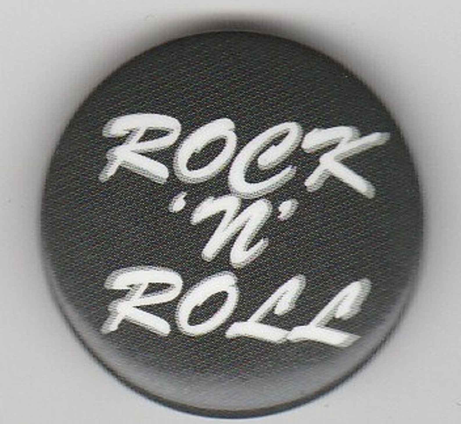 Rock And Roll 1 metal pin-on button | Etsy