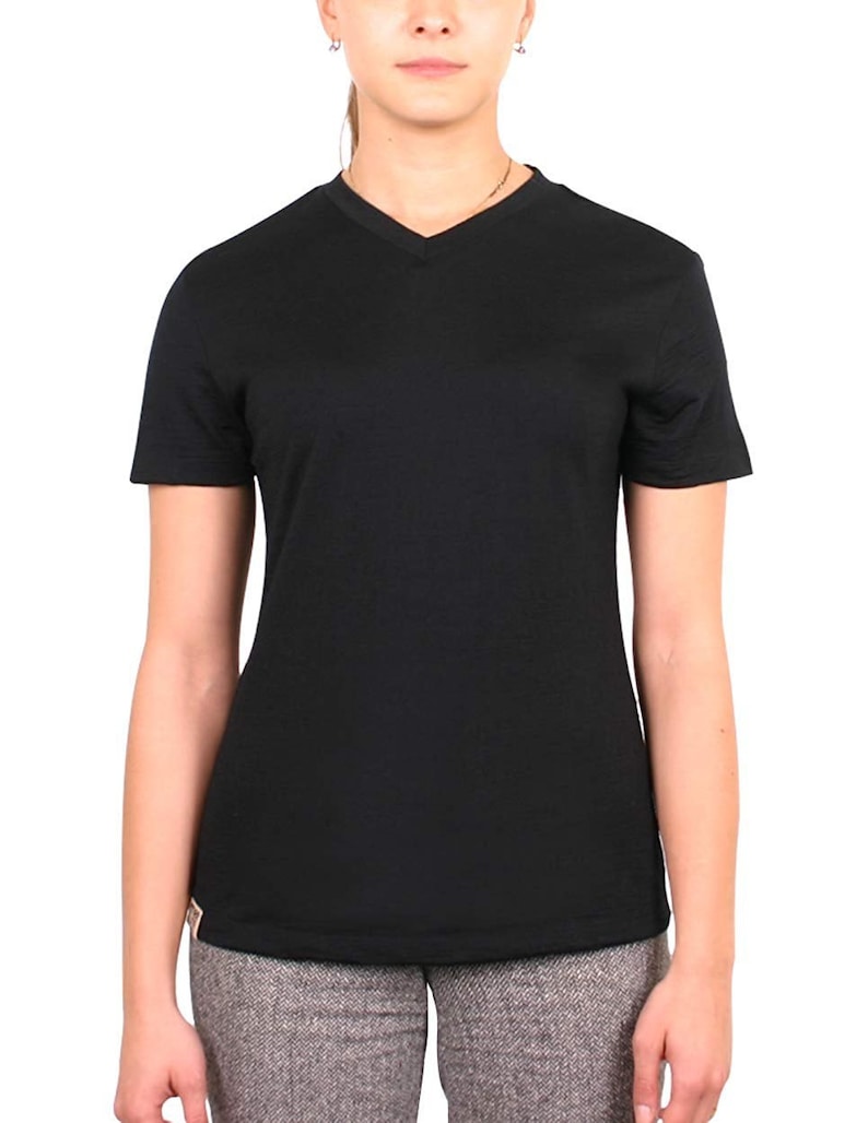 100 NZ Organic Merino Wool Lightweight Women's TShirt Etsy