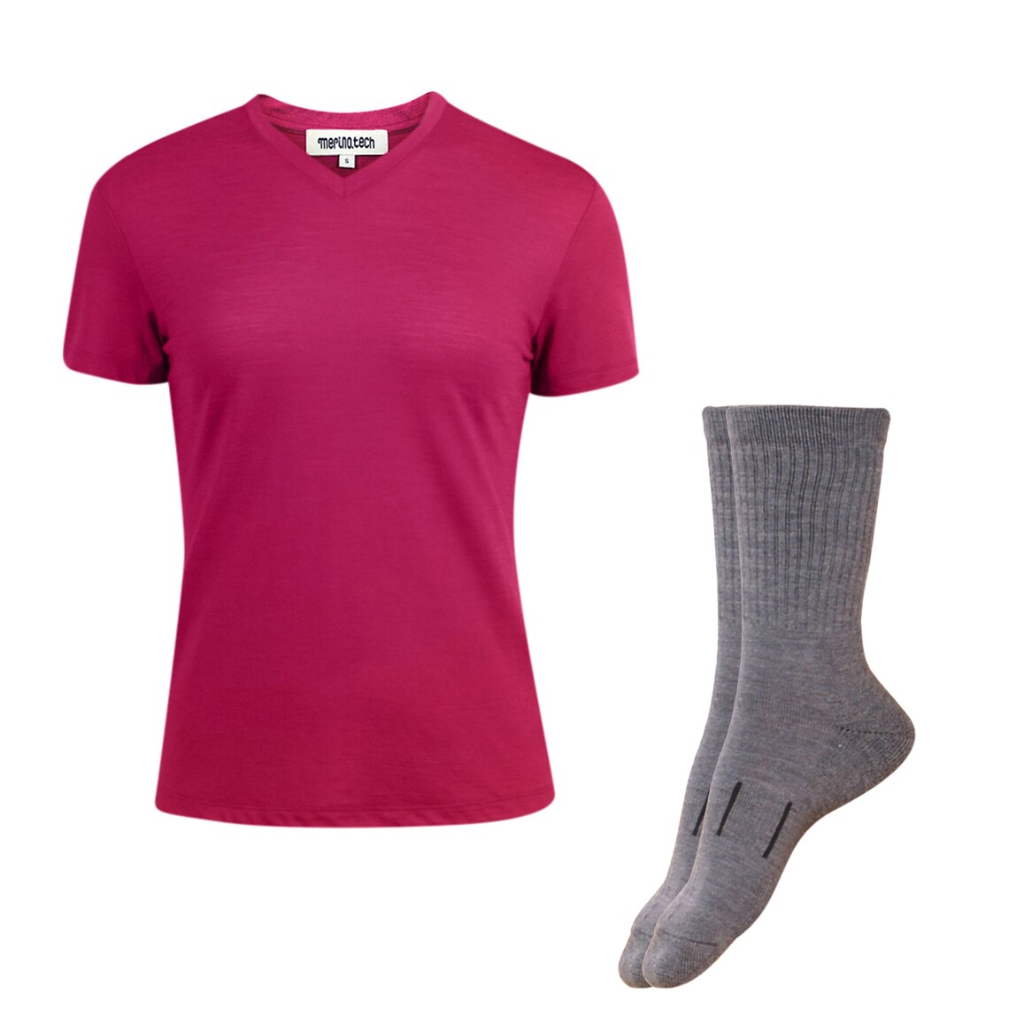 black merino wool t shirt
