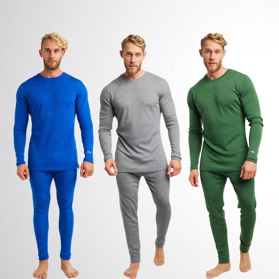 Sweatsuit merino thermals gymwear, midweight merino base layer thermal wear, mens running gear, thermal long sleeve, gymnastics leggings