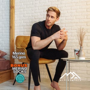 Legging for sport, merino wool pants, thermal leggings men, gymwear, underwear, long johns, underpants