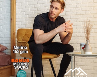 Legging for sport, merino wool pants, thermal leggings men, gymwear, underwear, long johns, underpants
