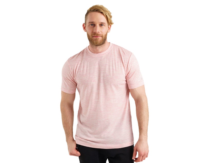 Merino.tech 100% Organic Merino Wool Lightweight Men's T-Shirt imagem 9