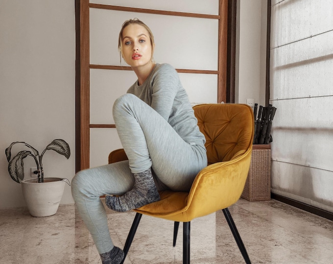 Ladies jogger pants merino wool leggings, ladies lounge pants, tracksuit bottoms, legging for sport, runner gear, gymwear women, underpants