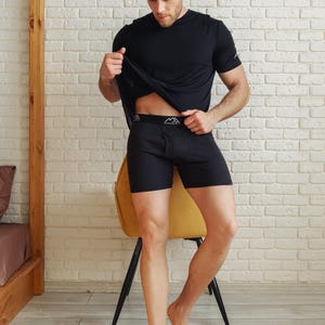 Merino Wool Boxer Shorts mens underwear, organic mens boxers, undergarments, Boxer Briefs, underpants afbeelding 16