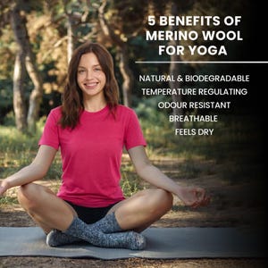 Lightweight Merino wool shirts: base layer top, undershirt, ladies casual shirt, gymwear, hiking clothes immagine 20