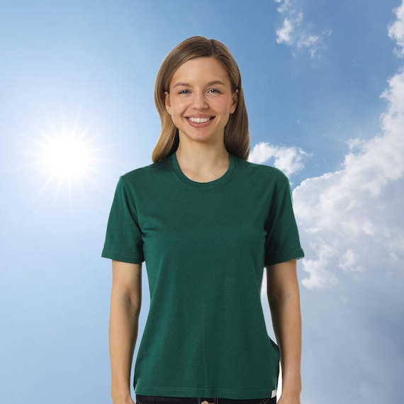 Merino wool shirt: women's wool t-shirt, base layer thermal tops, merino wool tshirt, athleisure wear, thermal underwear, thermal shirts