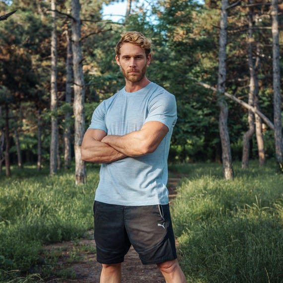 Thermal shirts, mens wool shirt, merino wool tshirt, merino base layer wool t-shirt, runner gear, thermal underwear, gymwear men, undershirt