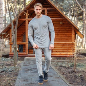 Men tracksuit pants, legging for sport, merino base layer men&#39;s thermal pants, jogging bottoms, thermal leggings gymnastics, gym joggers