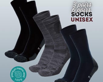 Merino Wool Socks Unisex: walking socks, hiking socks, durable socks, thermal socks, merino socks