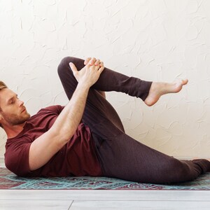 Men workout clothes: workout leggings merino wool Long Johns + Socks, Merino Base Layer Thermal Undewear Wool Mens Pants, Midweight 250 gsm image 2