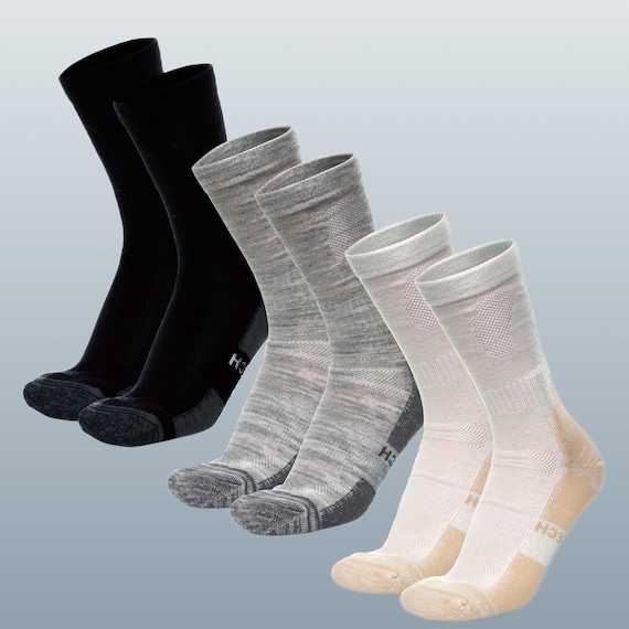 Merino Wool Socks Unisex: merino socks, hiking socks, walking socks breathable moisture wicking footwear