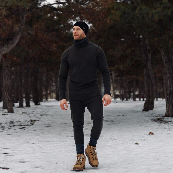 Base Layer thermal wear Merino wool pants, legging for sport, thermal leggings, winter running gear