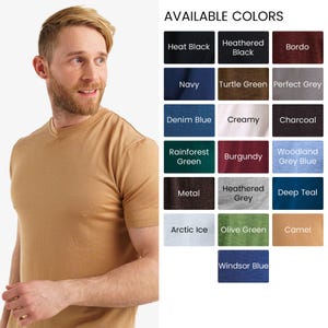 Merino base layer - merino wool shirt for men, merino wool thermal underwear, hiking outfit, gymwear, thermal shirts image 6