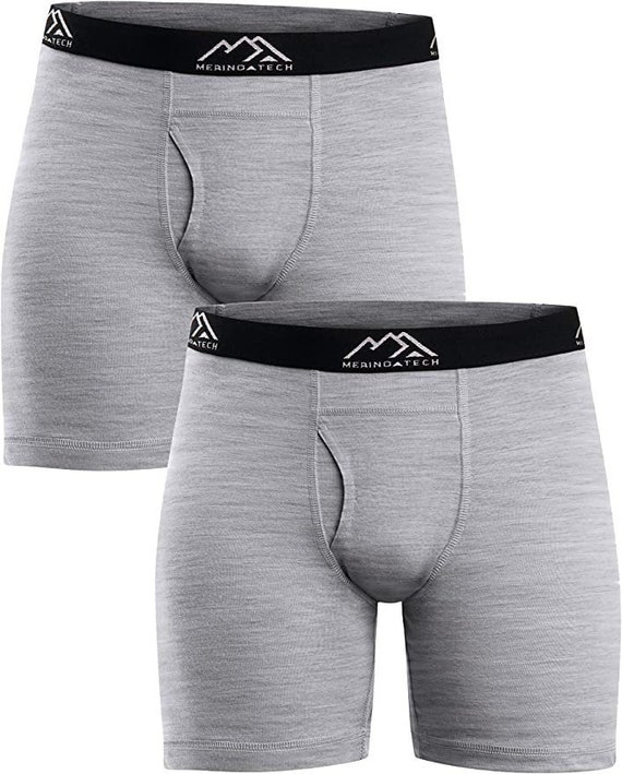 Mens Covered Waistband Boxer Briefs IKINGSKY En's Pouch Boxer