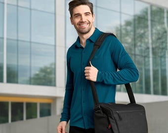 Merino wool shirts mens button down shirts, untucked shirt button up, casual dress shirt