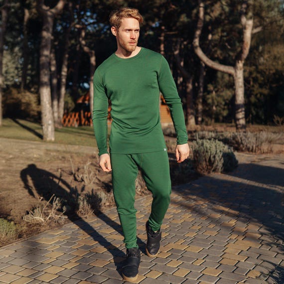 Thermal wear mens running gear merino thermals for men, merino base layer thermal long sleeve shirt, gymnastics leggings, gymwear, tracksuit