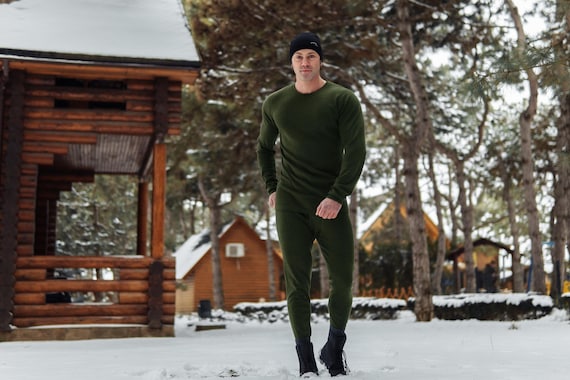 Thermal leggings merino wool base layer winter legging for sport, running tights, sweatpants, underwear