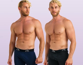 Organic Merino Wool underwear mens boxer briefs, boxers shorts for men undergarment, underpants, boxershorts