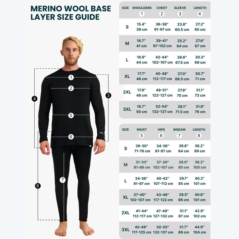 Merino wool thermal set mens base layer long underwear, mens loungewear set, merino base layer thermal wear, lounge wear set, long johns image 10