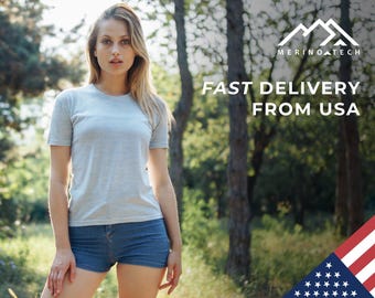 Base layer merino wool thermal shirts, ladies running top, true classic tees, merino wool shirt, athleisure wear, gymwear thermal undershirt