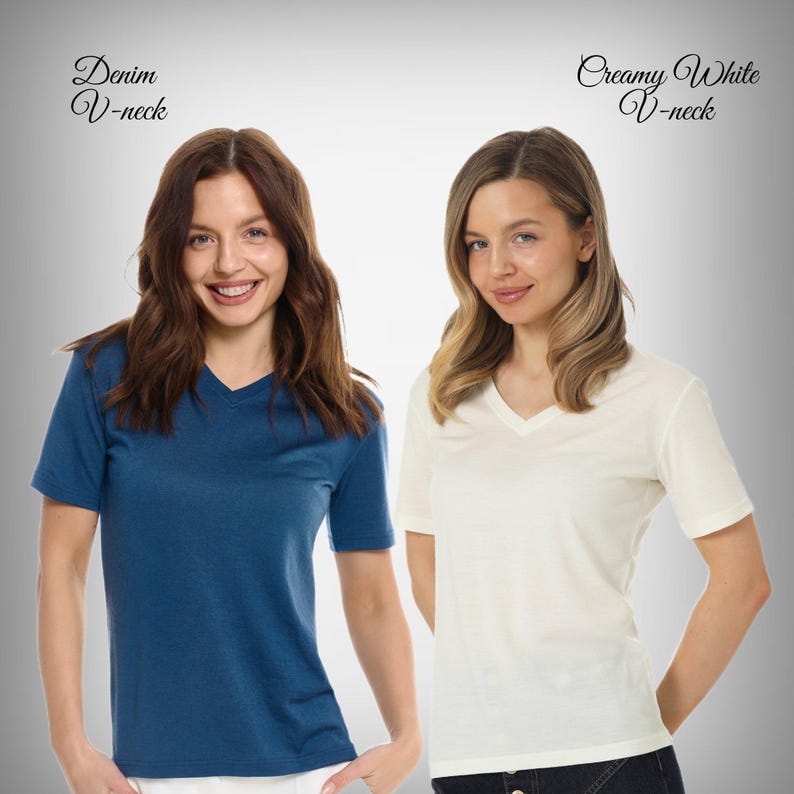 Lightweight Merino wool shirts: base layer top, undershirt, ladies casual shirt, gymwear, hiking clothes immagine 14