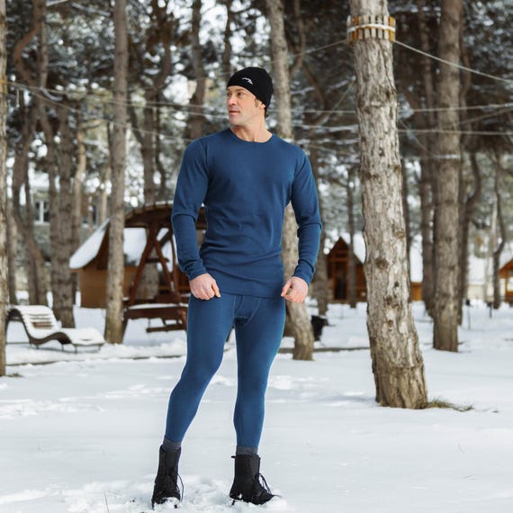 Merino thermal set, wool sweatsuit, runner gear, gymear, long sleeve sweatshirt & winter leggings