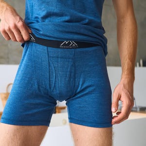 Merino Wool Boxer Shorts mens underwear, organic mens boxers, undergarments, Boxer Briefs, underpants afbeelding 12