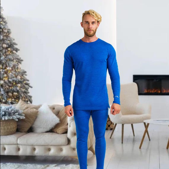 Lounge wear set, merino wool thermals base layer long underwear, gymwear, running gear, tracksuit