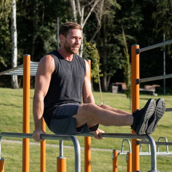 Tank Top Men: sportswear top, thermal underwear wool tshirt, Merino wool shirt, wool underwear, undershirt, athleisure wear, running gear