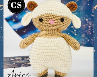 Patrón Zodiaco Aries Amigurumi, Signos Estelares de Ganchillo, Juguete Amigurumi, Regalo Signo Estelar Aries, Patrón PDFs, Animales y Personas Hechos a Mano