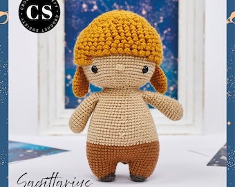 Sagittarius Amigurumi Pattern, Zodiac Crocheted Star Sign , Amigurumi Toy, Sagittarius Gift, PDF pattern, Crochet Animal, Handmade Toy