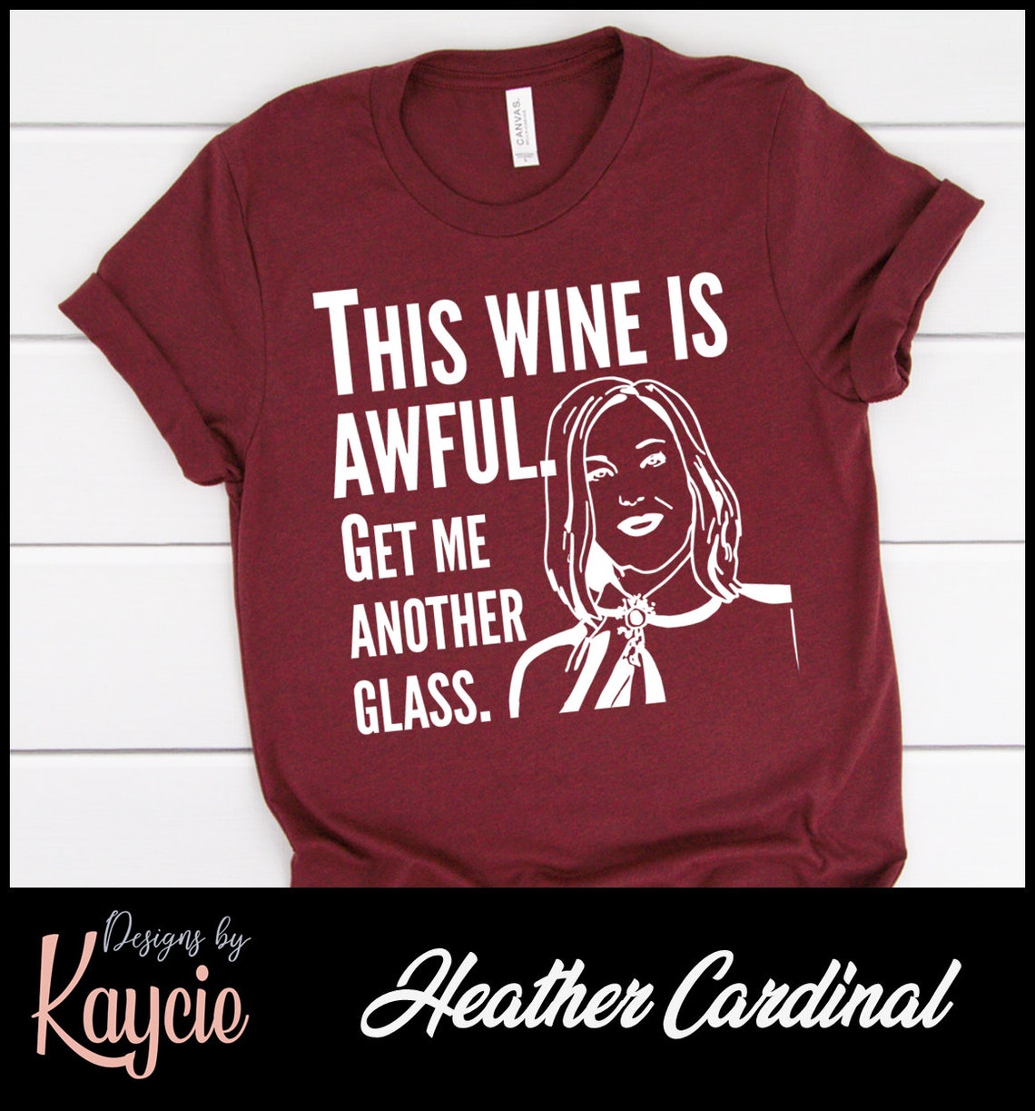 This Wine is Awful Get Me Another Glass Moira Rose Quote Etsy